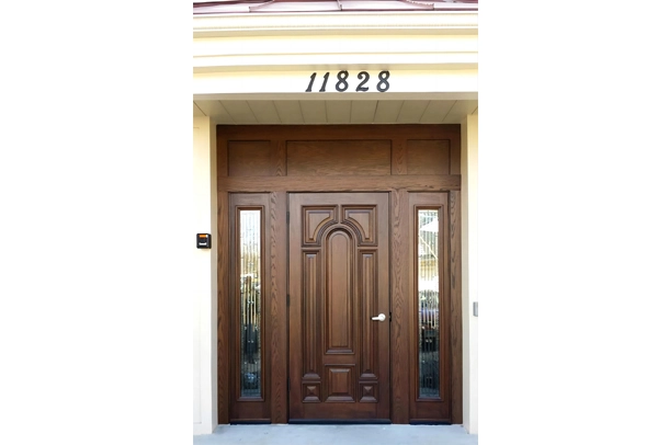 safety door in metal