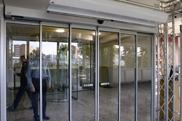 automatic sliding door with sensor