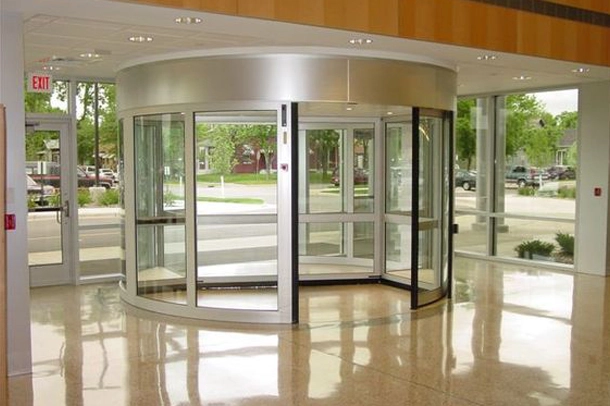 commercial revolving door