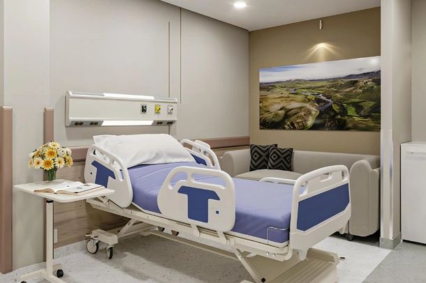 hospital patient room