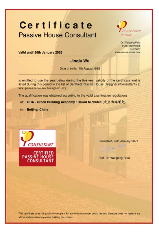 certificate passive house consultant2